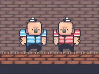 2 Player Red Blue Pirates